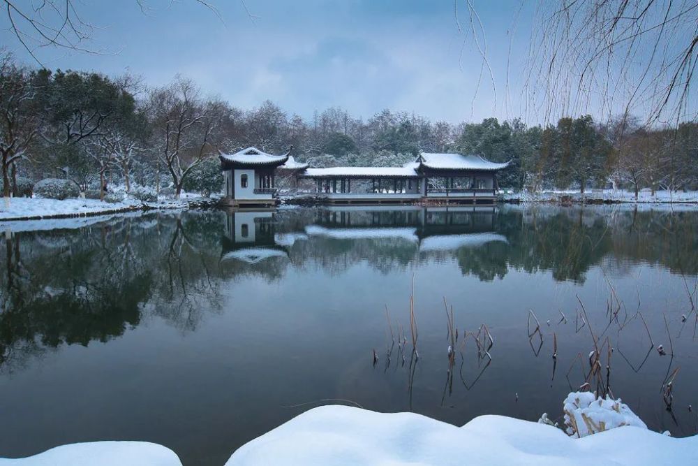 雨西湖不如雪西湖杭州西湖冬景美得窒息