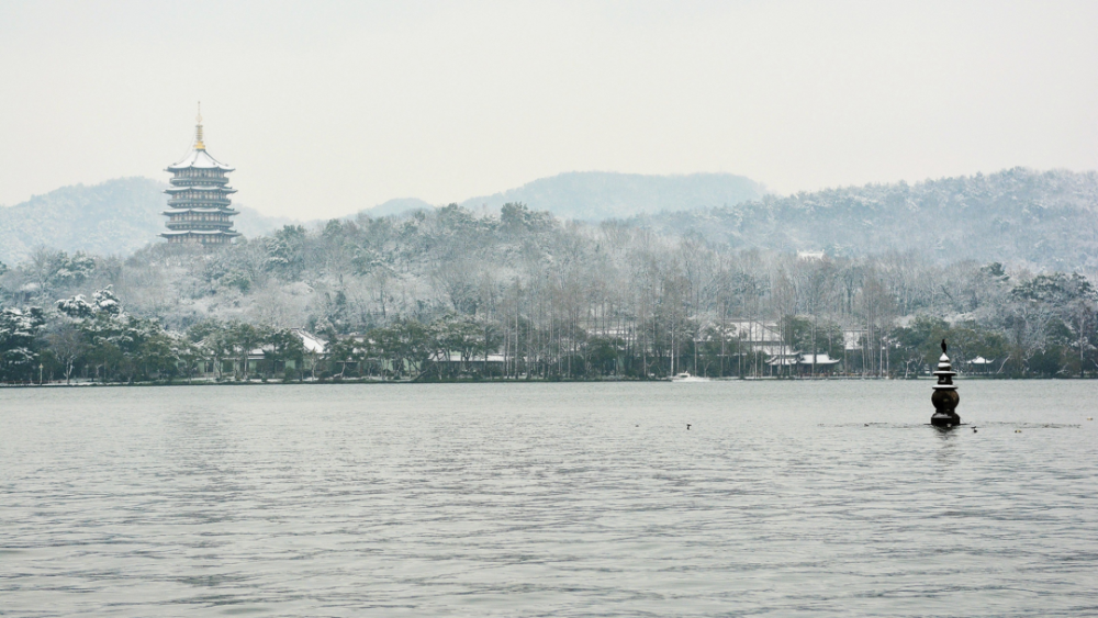 雨西湖不如雪西湖 杭州西湖冬景美得窒息