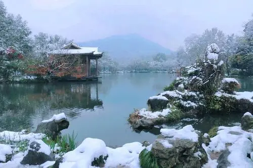 雨西湖不如雪西湖杭州西湖冬景美得窒息