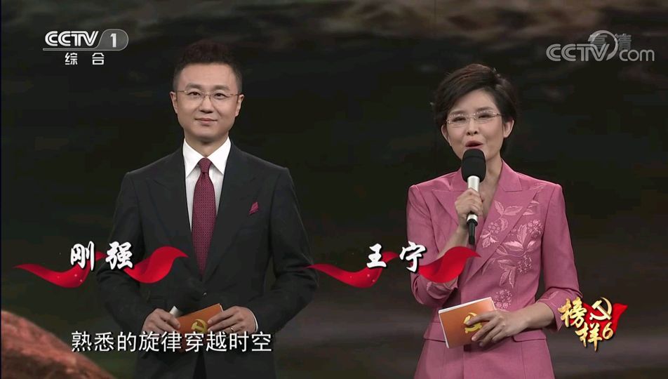 继白岩松和敬一丹之后刚强与王宁成为了央视专题晚会御用主持人