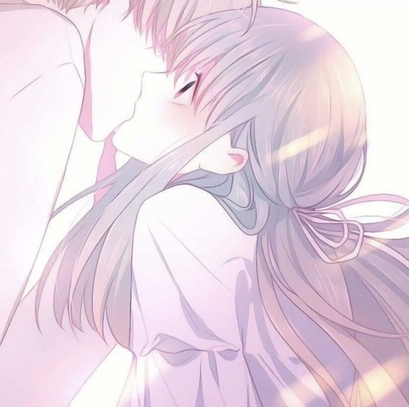 (情头)kiss亲亲甜系动漫情侣头像