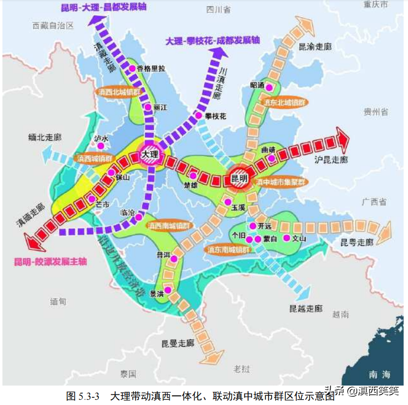 大理州用轨道交通构筑一个连接12市县的超级城市