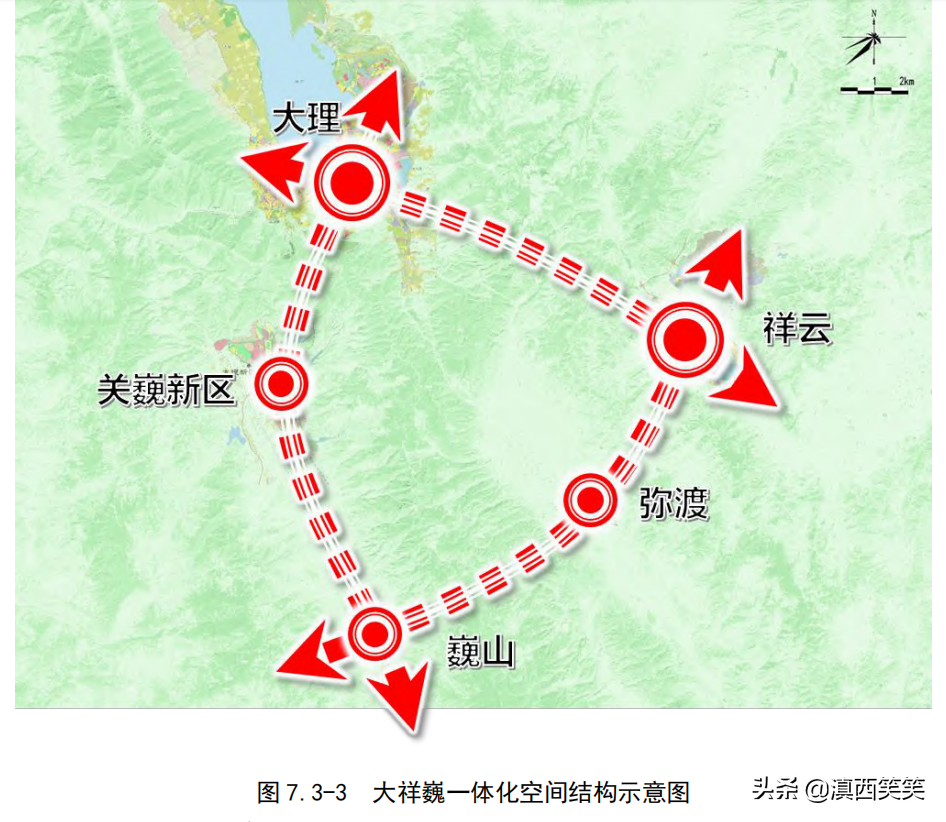 市域轨道巍山至祥云线,线路起于大临铁路巍山站,经弥渡主城区设站