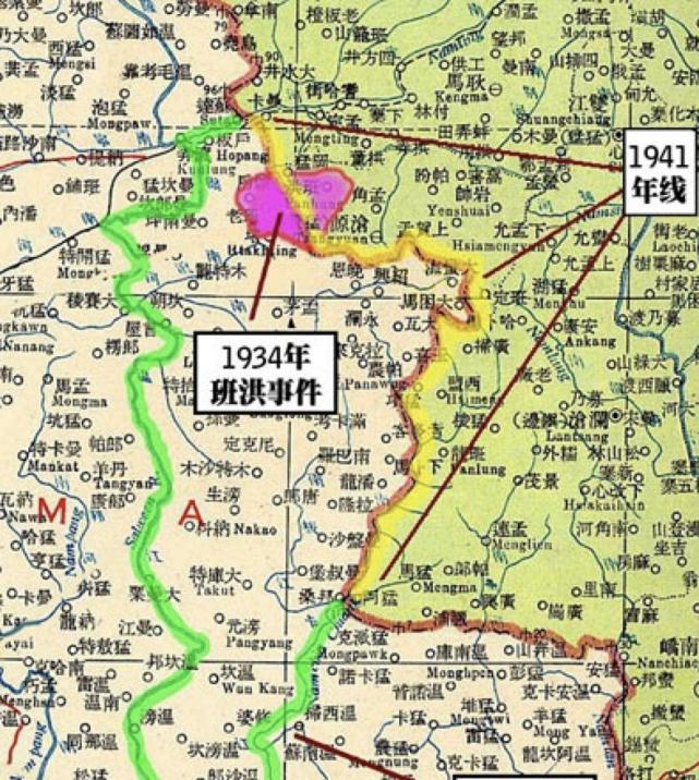 反而是被"永久租借"的南坎地区,明明"主权在我,但地图上却主动将其