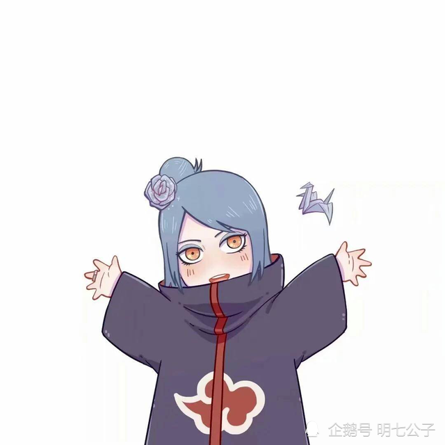 奈何长门,弥彦的q版未出,就介绍小南的萌图吧.