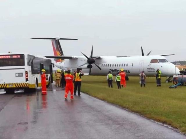 菲律宾航空一架飞机滑出跑道,乘客和机组人员无恙