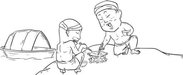 渐渐发展成一道美食辅以麻辣去腥除味,物美价廉还驱寒船家们将江边