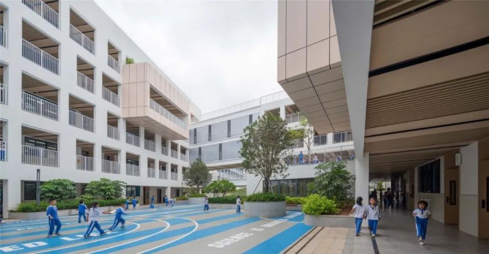 中小学建筑设计深圳坪山区日新小学案例