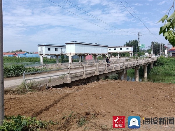 阳信县河流镇刘庙渡槽桥建成通车