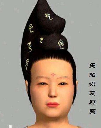 中国古代四大美女复原图吓人王昭君的容貌复原图是最丑的