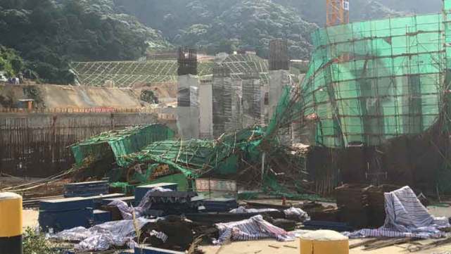 深圳在建地铁倒塌 地点位于深圳外国语学校附近(图)