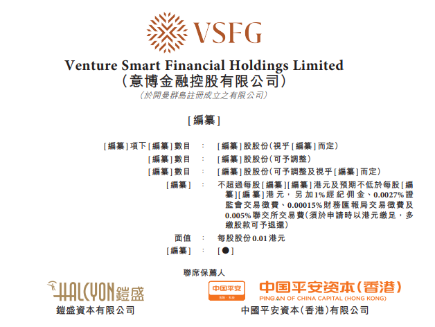 持有1,4,9号牌照的"vsfg 意博金融",再次在港交