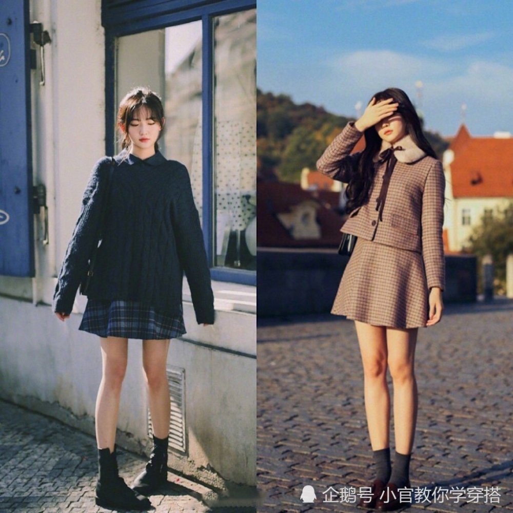 穿衣搭配—秋冬季温甜系少女风女生穿搭