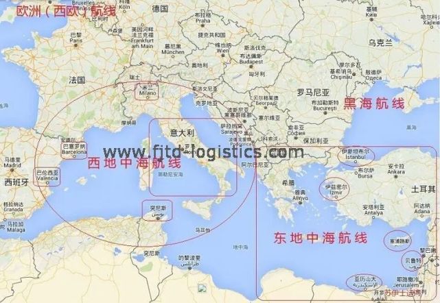 东地中海航线土耳其基本港istanbul(伊斯坦布尔;mersin(梅尔辛)