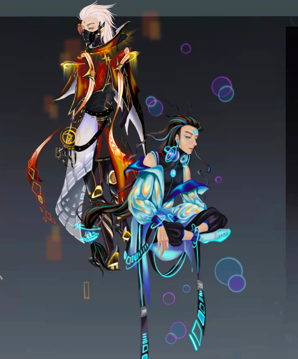 元歌源梦设计里的高质量傀儡,双极星白发面具帅呆,却