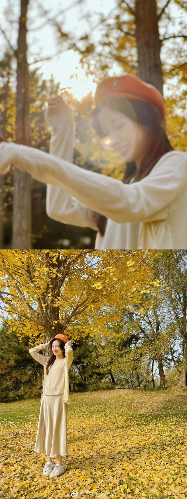 天足女神凡舒绝美风景照 明眸皓齿楚楚动人