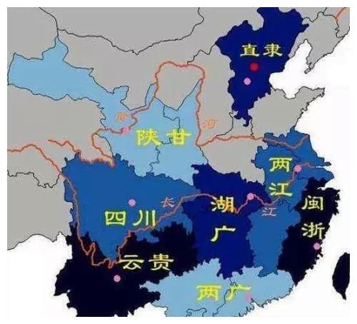 明朝建立后,吸取了元朝的行省制度,并且对元朝的行省区划进行了修订