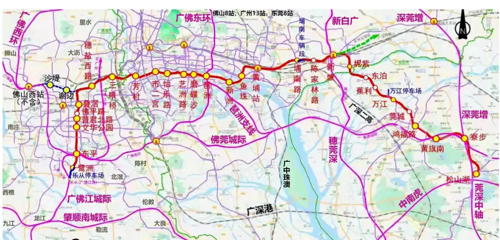 超级城际广州地铁28号线将串联湾区7大城市