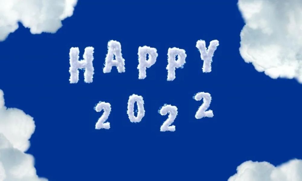 2021再见2022你好温馨祝福寄语,happy2022新年快乐!