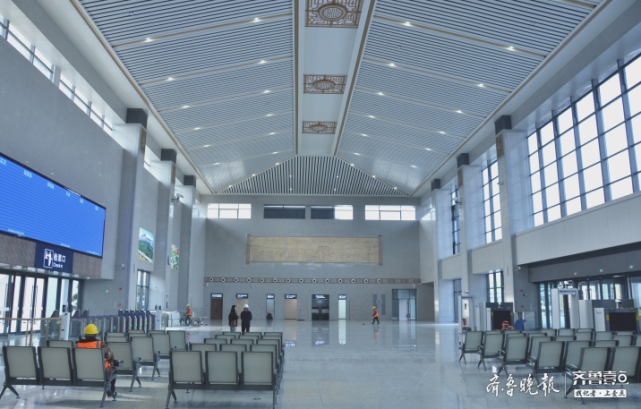 站房设计融入"礼乐文化",鲁南高铁曲阜南站月底投用
