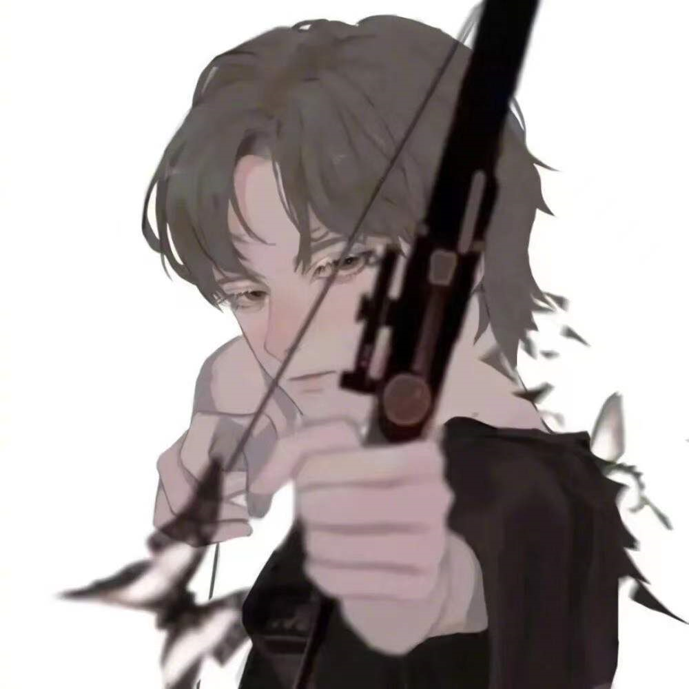 微信头像压迫感十足的动漫男生女生头像