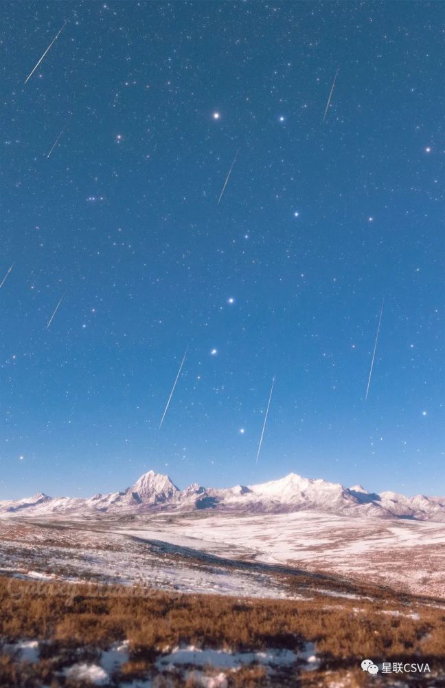 双子座流星雨超好看首批美图大放送