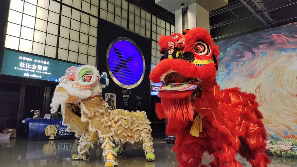 仪式表演上曾经逢年过节的集市广场上#文末有福利#没有见到舞狮表演了