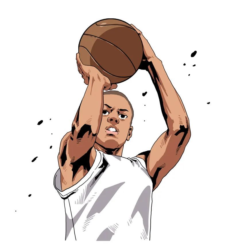 漫画说球三分王库里被质疑的篮球生涯