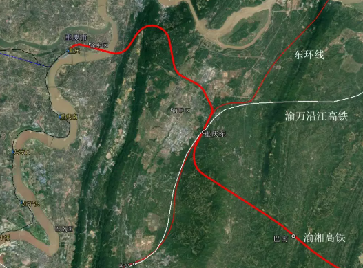 巴南 2台4线南川北 2台6线水江北 2台4线武隆南 2台6线彭水西 2台4线