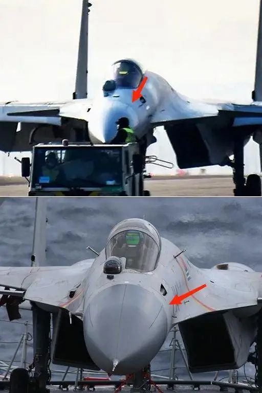 改进型歼-15首次曝光:换装新型雷达,翼尖挂架变歼-16