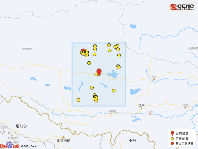 西藏那曲市双湖县发生30级地震