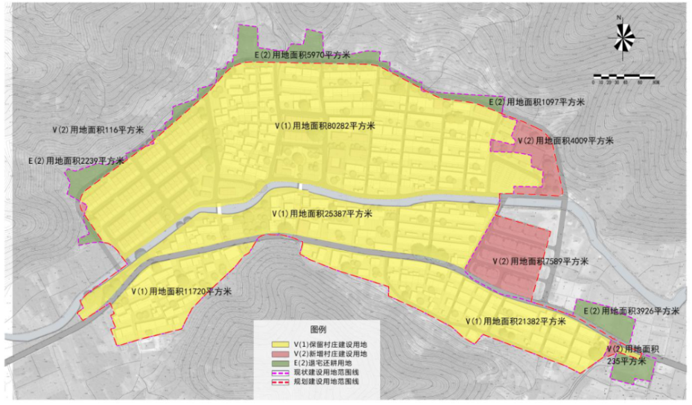 村庄用地规划图村庄规划总平面图村庄道路系统规划图来源 宁波市奉 