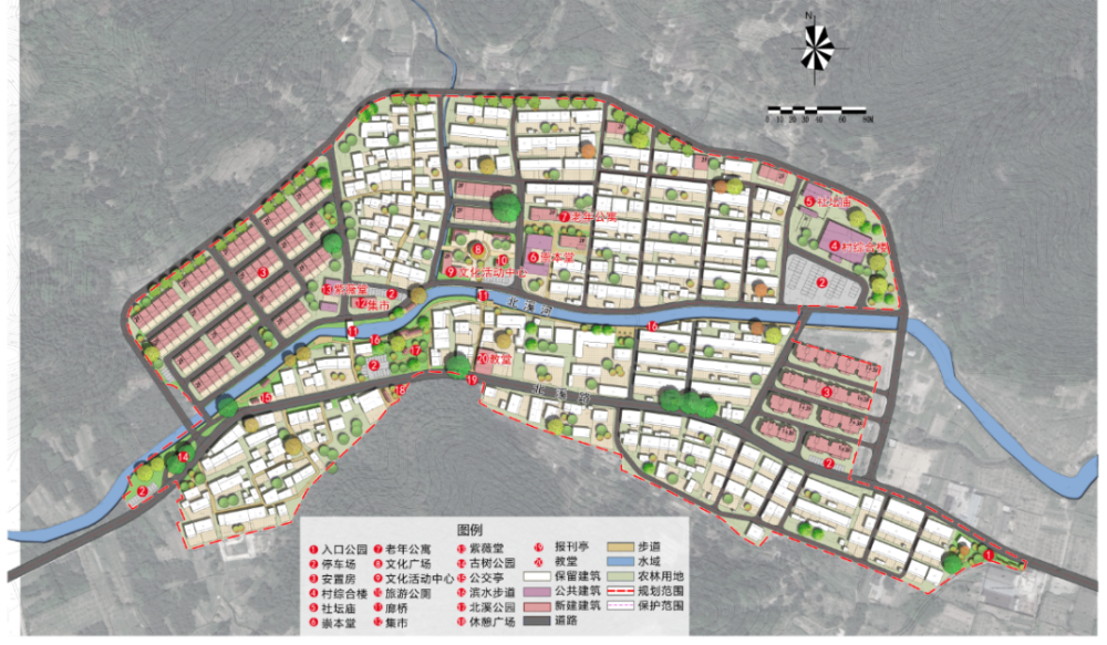 村庄道路系统规划图来源 宁波市奉化区人民政府网
