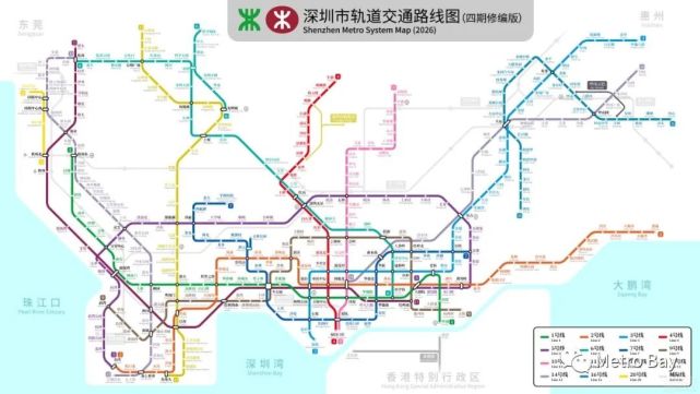 深圳地铁规划线路图