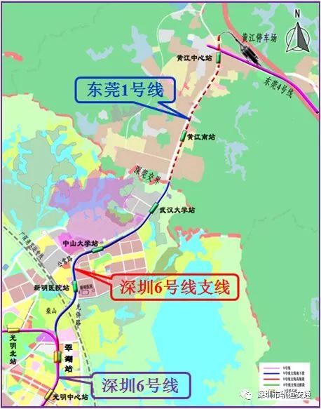 深圳地铁规划线路图