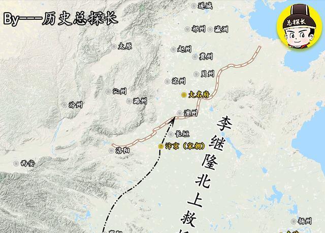 地图上的战争辽国20万大军南下威逼宋朝双方签订澶渊之盟