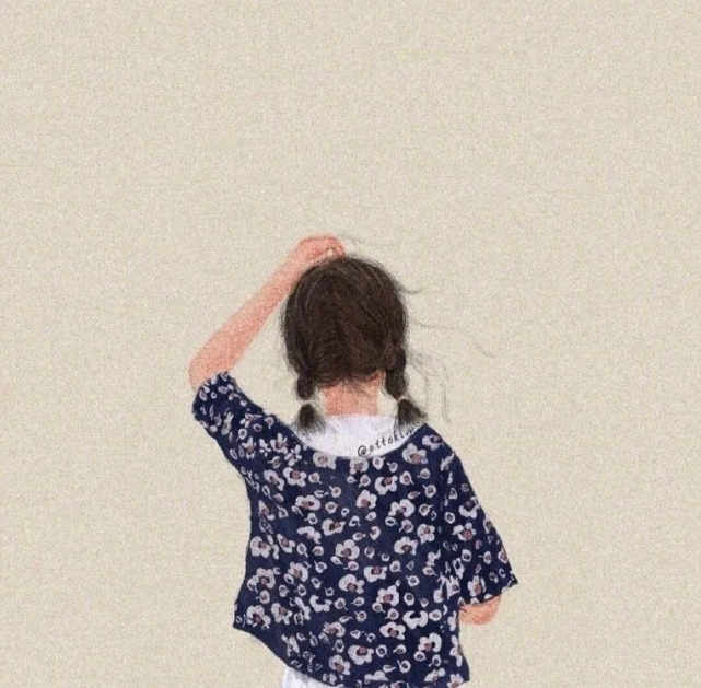 女生背影头像～画师:ottokim