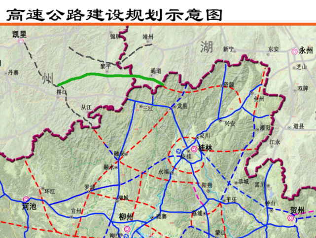 《广西"十四五"高速公路规划图》,大胆提出如下设想:资源至通道高速