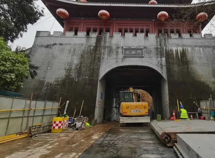 陕西安康金川门水西门朝阳门什么情况门被拆了是在做什么