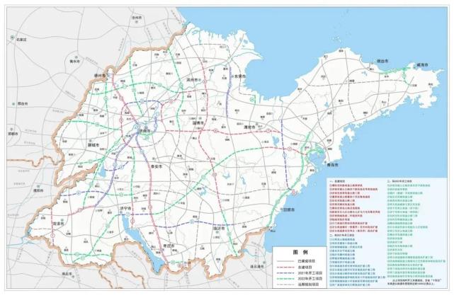 它由三条高速公路构成:潍坊至邹城,邹城至济宁,济宁至商丘(鲁豫界).