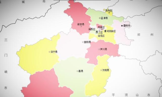 栾川县,伊川县,洛宁县,宜阳县,汝阳县等6个县,划入了洛阳市管理.