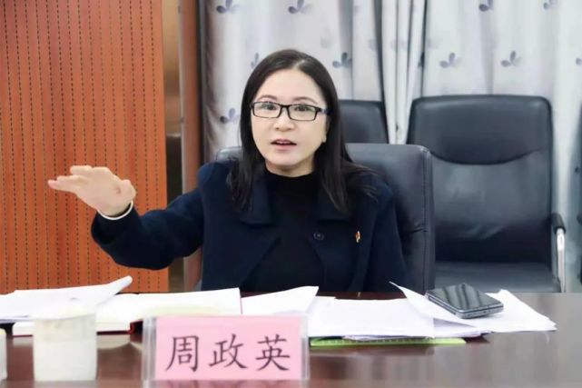 县委书记周政英开展人大工作调研