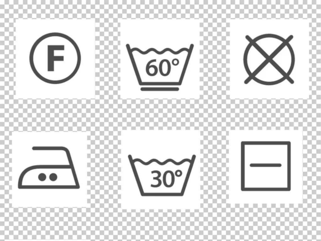 衣服铭牌上的洗涤说明不同面料衣服清洗方法不同
