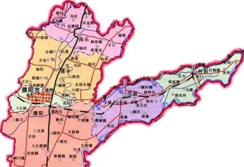 河南省的区划调整17个地级市之一濮阳市为何有6个区县