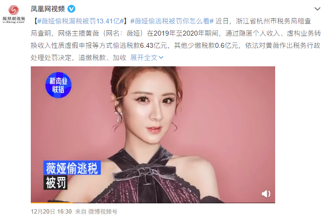 看着薇娅13亿的天价罚金多少留学生想起了在国外苦苦报税的日子