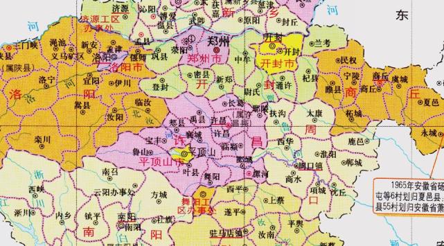 1953年,淮阳专区被撤销以后,商水县,西华县,扶沟县等地,划入了许昌