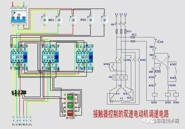 8,双速电机调速电路.7,星三角降压启动控制电路.