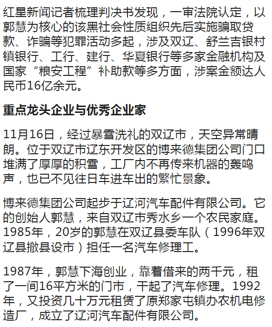 吉林省一知名企业家领导黑社会性质组织!从汽车修理工到人大代表