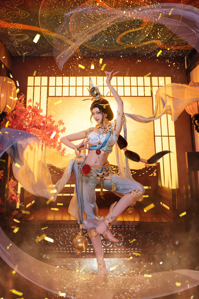 《王者荣耀》貂蝉遇见胡旋cosplay