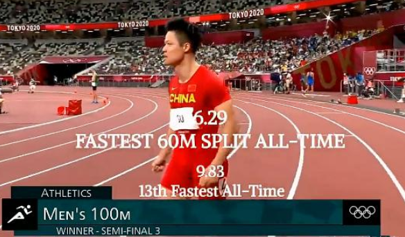 6秒29载入史册32岁苏炳添创历史60米世界第一人